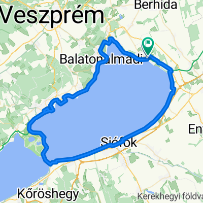 Route in Balatonkenese