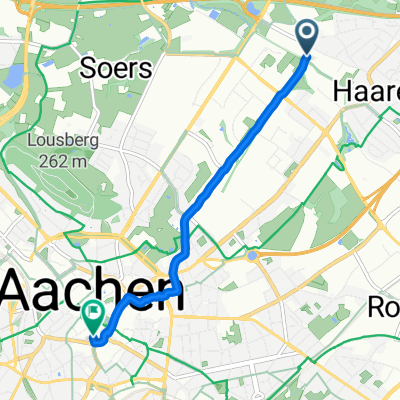 Strangenhäuschen, Aachen nach Kapuzinergraben, Aachen
