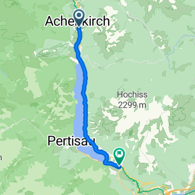Obere Dorfstraße, Achenkirch nach Dorfstraße, Eben am Achensee