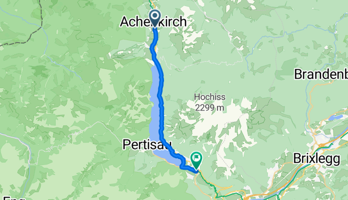 Obere Dorfstraße, Achenkirch nach Dorfstraße, Eben am Achensee