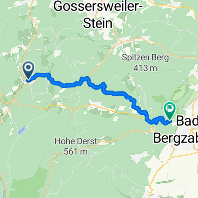 Untere Bergstraße, Vorderweidenthal nach K 29, Bad Bergzabern