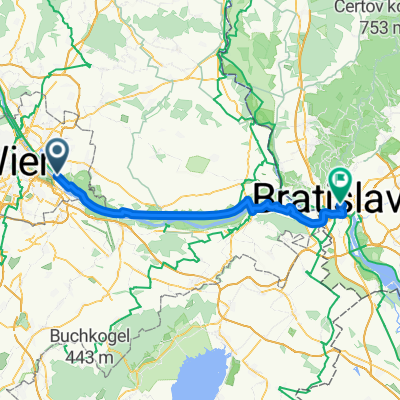 Ostösterreichischer Grenzlandweg, Wien nach Vysoká, Bratislava I