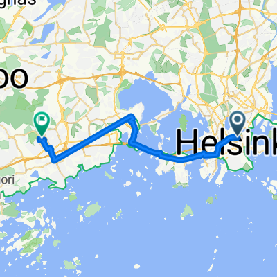 Vuorikatu, Helsinki to Kuunkatu, Espoo