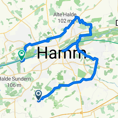 Alpendohlenweg, Hamm nach Zum Wassersportzentrum, Hamm
