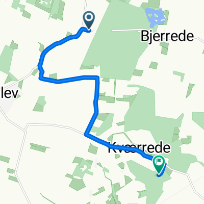 Munkeskovvej, Haslev to Kværredevej, Tureby