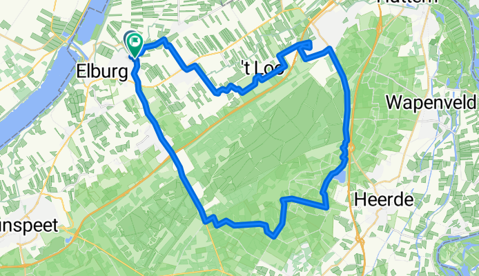 Elburg - Wezep - Heerde - t Harde - Elburg
