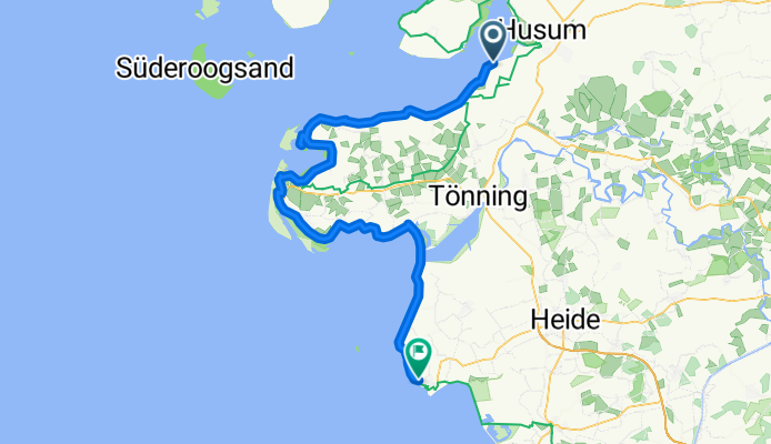 Lundenbergweg, Simonsberg nach Nordseestraße, Büsum