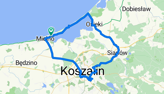 Bolesława Chrobrego, Mielno nach Bolesława Chrobrego, Mielno