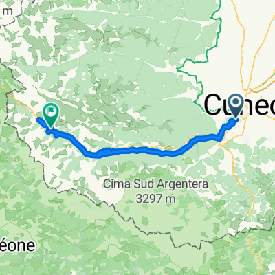 From Cuneo to Argentera