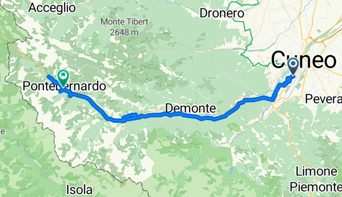 From Cuneo to Argentera