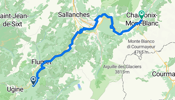 Ugine - Chamonix