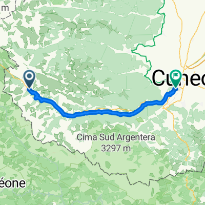 From Argentera to Cuneo