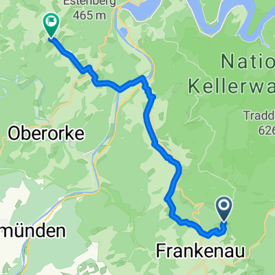 KellerwaldUhr Frankenau nach Im Stepel