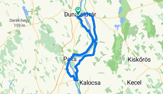 Route in Dunaföldvár