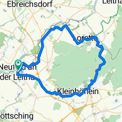 Neufeld - Eisenstadt - Loretto - Leithaprodersdorf - Neufeld