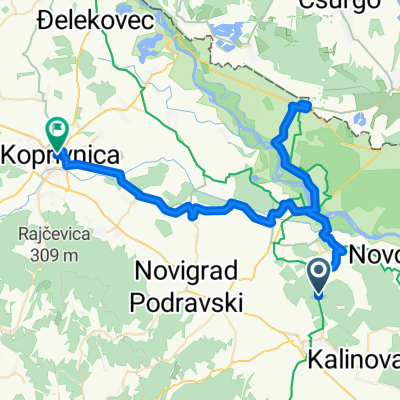 Route to Zrinski trg 53/A