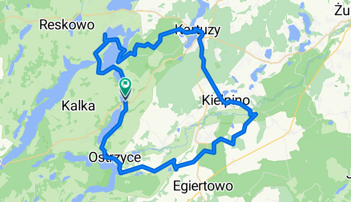 Route in Gmina Kartuzy