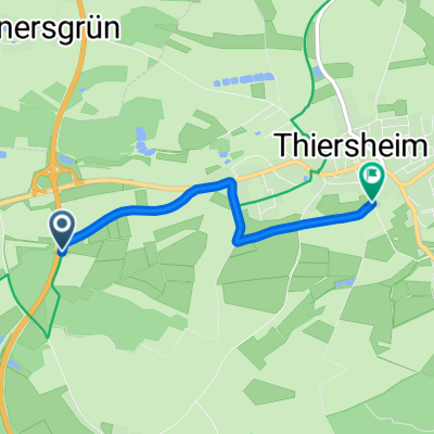 A93 nach Hauptstraße
