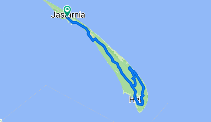 Route in Jastarnia
