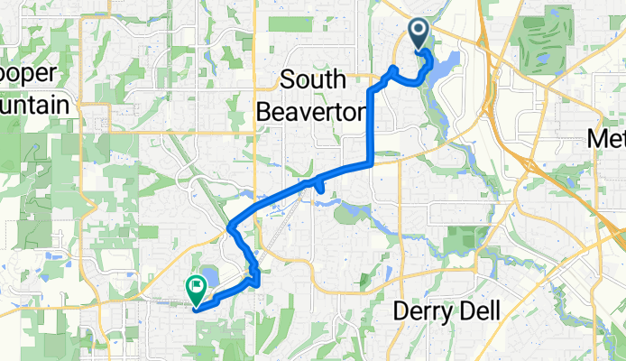 Southwest Parkview Loop to Southwest Wintergreen Street