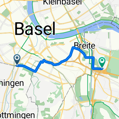 Kernmattstrasse, Binningen nach Burenweg, Birsfelden