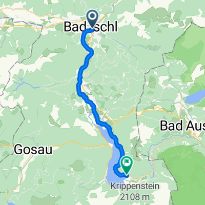 Bahnhofstraße, Bad Ischl to Obertraun