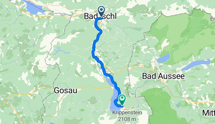 Bahnhofstraße, Bad Ischl to Obertraun