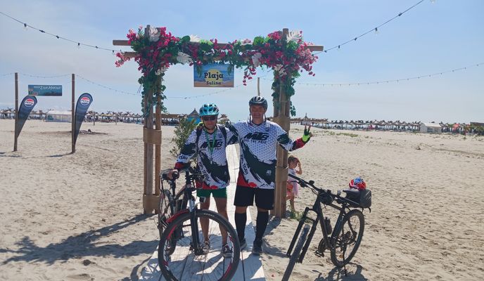 Foto 1 de la ruta de Bikemap "Sfântu Gheorghe - Sulina (tur-retur)"
