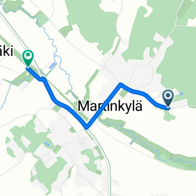 Albackantie, Martinkylä to Muuntajantie, Martinkylä