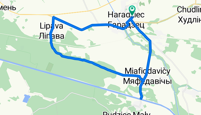 Осмоловичи - Городец, Городецкий до Осмоловичи - Городец, Городецкий