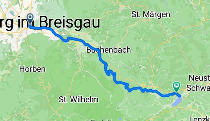 Freiburg im Breisgau - Titisee-Neustadt