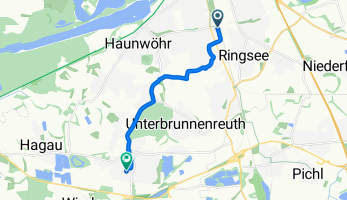 Bahnhofstraße, Ingolstadt nach Vogelweidestraße, Ingolstadt