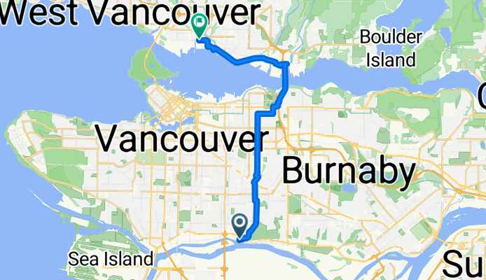 From Vancouver to North Vancouver