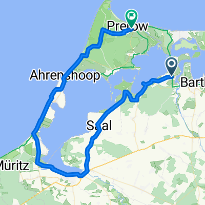 Zeltplatzstraße, Pruchten nach Strandstraße, Prerow