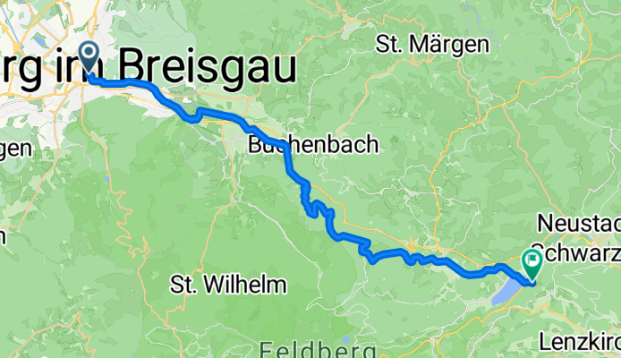 Freiburg im Breisgau - Titisee-Neustadt