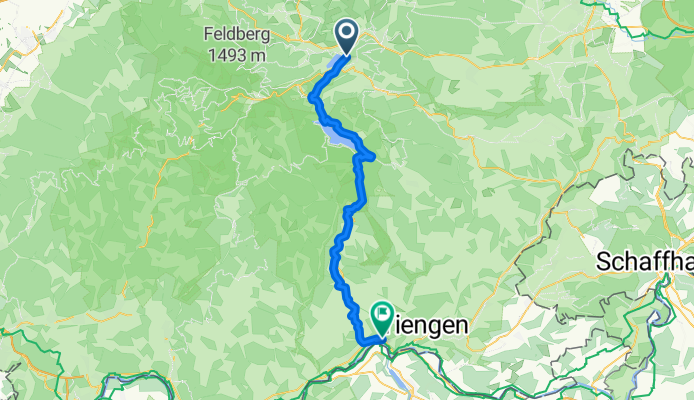 Titisee-Neustadt - Lauffohr (Brugg)