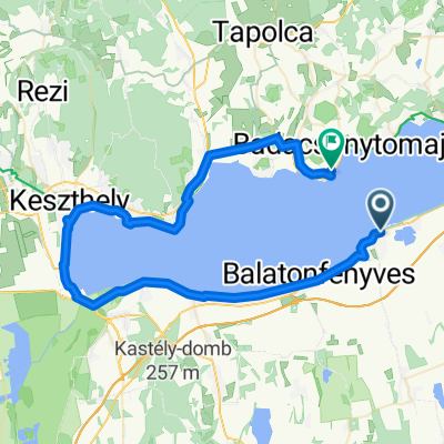 Fonyód to Park utca, Badacsonytomaj