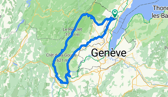 Route zu Château de Bossey