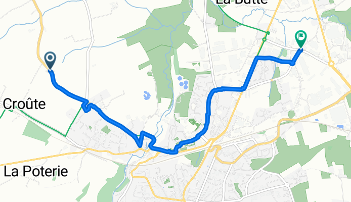 De Route de Pont-Farcy à Rue de la Planche