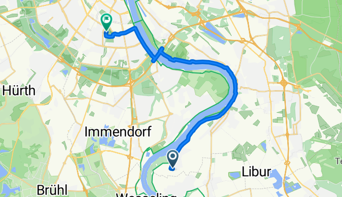 Am Poppenberg, Köln nach Homburger Straße, Köln