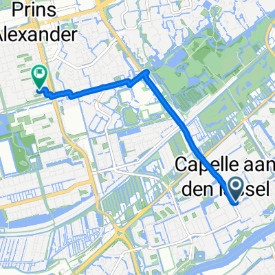 Reigerlaan, Capelle aan den IJssel naar Van Heukelomstraat, Rotterdam