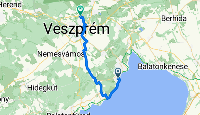 Liszt Ferenc utca, Balatonalmádi - Aulich Lajos utca, Veszprém