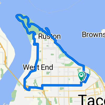 N Steele St, Tacoma to N M St, Tacoma