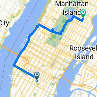 W 28th St, New York to E 94th St, New York