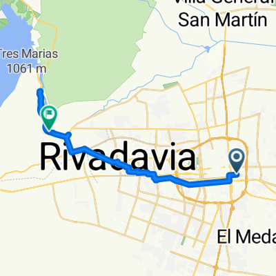 Ruta desde Terminal de Omnibus San Juan