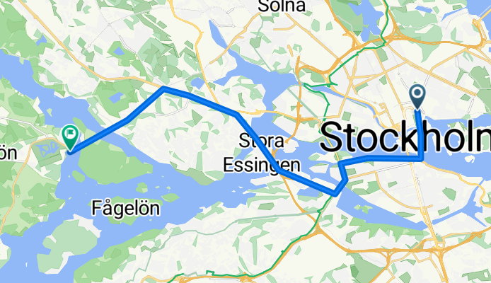 From Stockholm City to Drottningholm