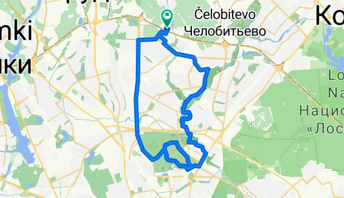 От Челобитьевское шоссе до Челобитьевское шоссе