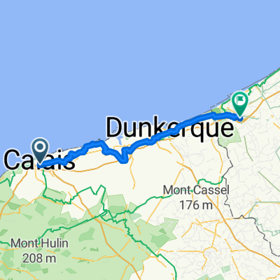 Calais to Pauwel Heinderycxstraat, Veurne