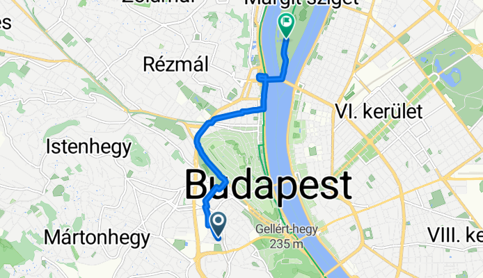 Csörsz utca, Budapest nach Hajós Alfréd sétány, Budapest