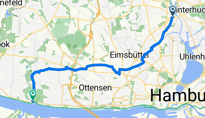 Ludolfstraße, Hamburg nach Hans-Leip-Ufer, Hamburg